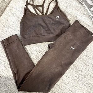 GYMSHARK ADAPT FLECK SEAMLESS bra and pant